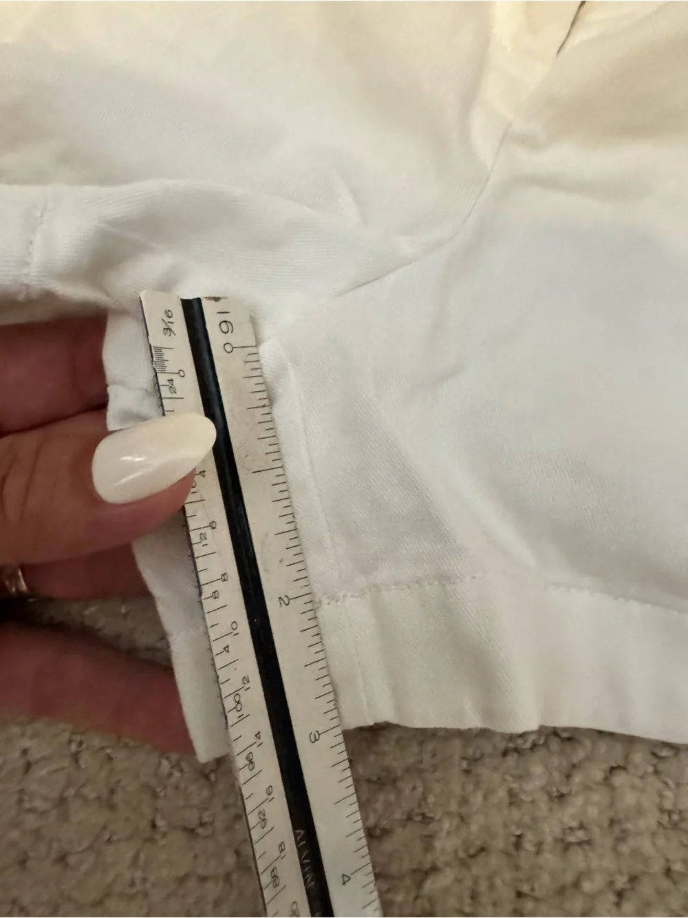 J. Crew White Cotton Shorts with Branded Waist Label - 3” inseam